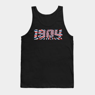 San Diego California-Retro Vintage Tank Top